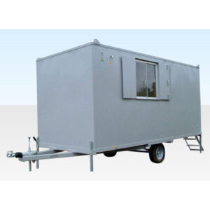 16Ft x 7Ft 6in Steel Mobile Anti-Vandal Office Cabin