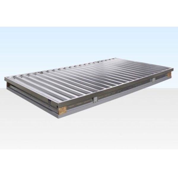 4M X 2.1M Flat Pack Container Store – Galvanised - Image 4