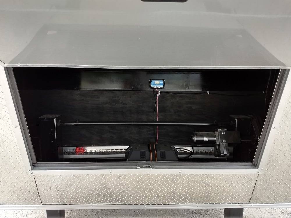 Enclosed Trailer 8.5' X 30' Red and White Custom Event Storage - Image 3