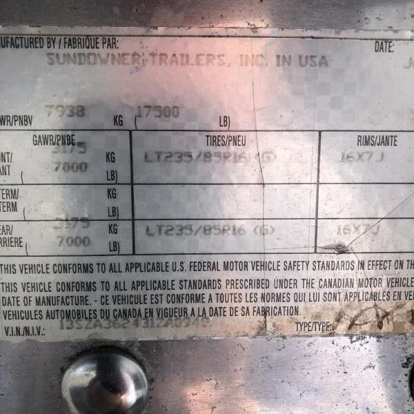 2003 Sundowner Trailers LQ 4H 8010 SIERRA Horse Trailer - Image 2