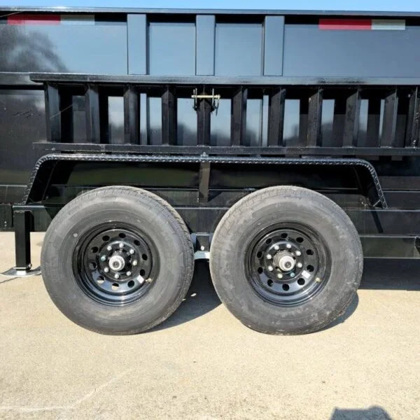 7×14 Telescopic Hydraulic Dump Trailer with 3ft Sides (2) 7K Axles 14K GVWR - Image 5