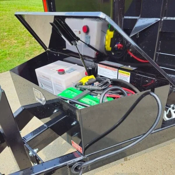 7×14 Telescopic Hydraulic Dump Trailer with 4ft Sides (2) 7K Axles 14K GVWR - Image 4