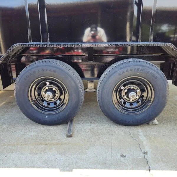 7×16 IBeam Hybrid Hydraulic Dump Trailer with 3ft Sides (2) 6K Axles - Image 7