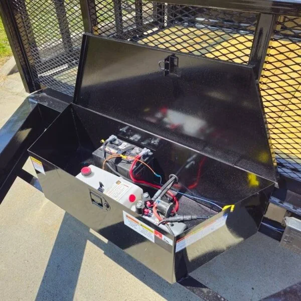 7×16 IBeam Hybrid Hydraulic Dump Trailer with 3ft Sides (2) 6K Axles - Image 5