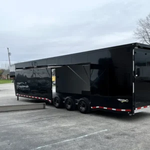 44 ft. Aluminum ATC ROM 500 Gooseneck Car Hauler, Premium Escape Door, LOADED Reduced Save $15k 4551