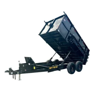 6×12 Hydraulic Dump Trailer with 4ft Sides (2) 5,200lb Axles