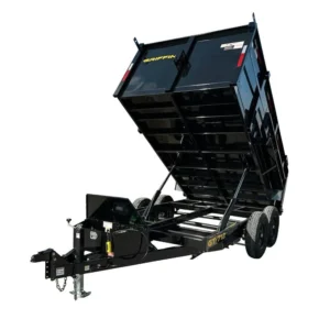 7×12 Hydraulic Dump Trailer with 3ft Sides (2) 6K Axles