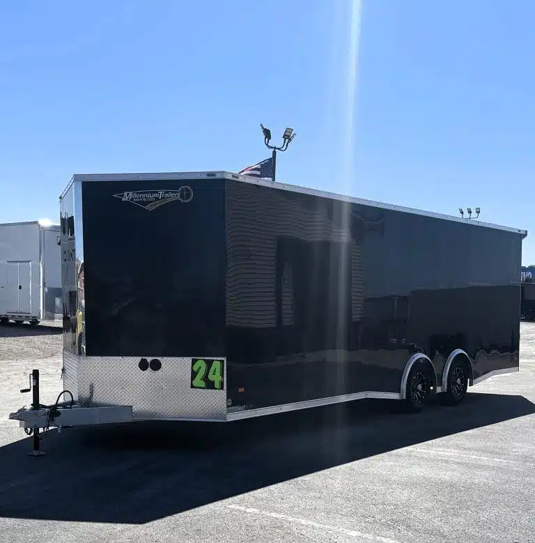 Enclosed Car Hauler 2026 24ft. Aluminum Blaze w/Finished Interior & Aluminum Wheels 0879 - Image 3