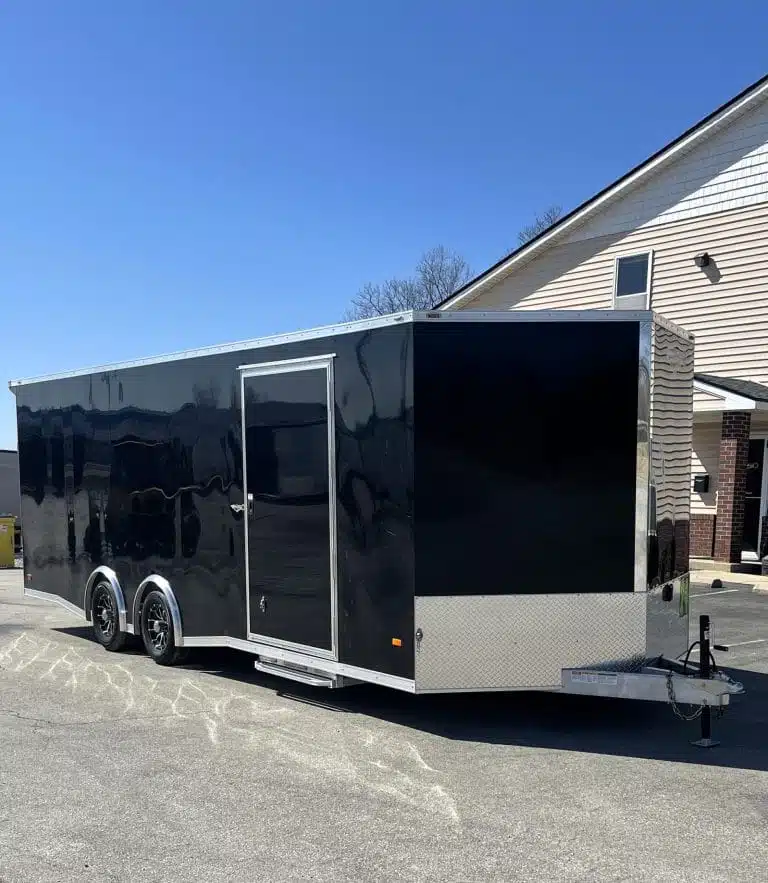 Enclosed Car Hauler 2026 24ft. Aluminum Blaze w/Finished Interior & Aluminum Wheels 0879