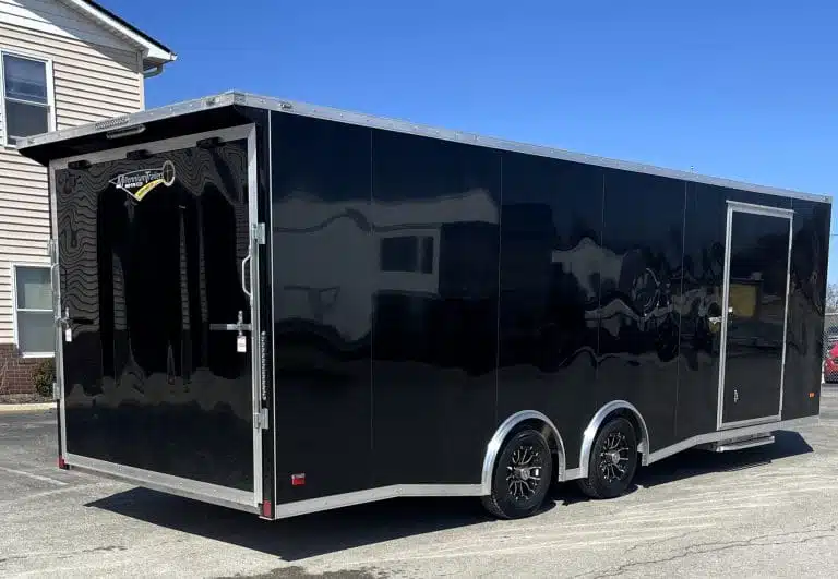 Enclosed Car Hauler 2026 24ft. Aluminum Blaze w/Finished Interior & Aluminum Wheels 0879 - Image 2