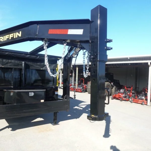 7×16 Gooseneck Telescopic I-Beam Dump Trailer 4ft Sides (2) 7K Axles - Image 6