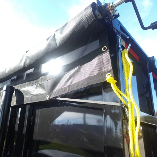 7×16 Gooseneck Telescopic I-Beam Dump Trailer 4ft Sides (2) 7K Axles - Image 5