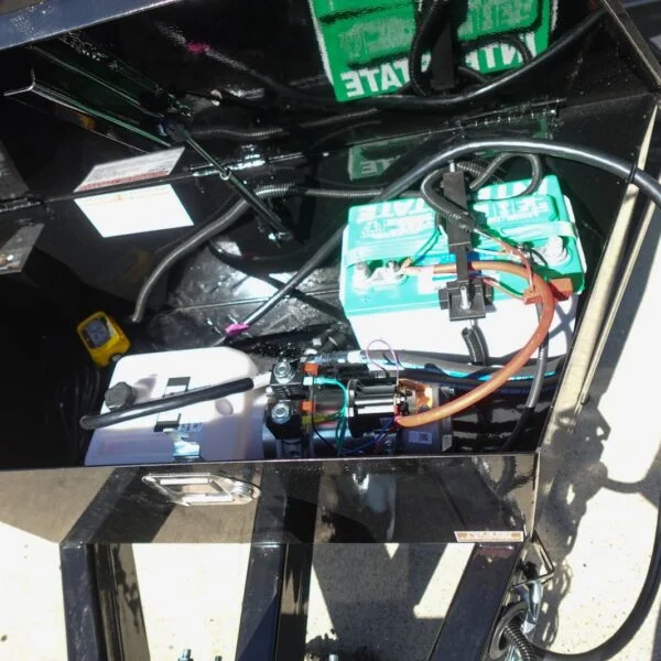 7×14 Hydraulic Dump Trailer 3ft Sides 2-7k Axles GVWR 14K - Image 3