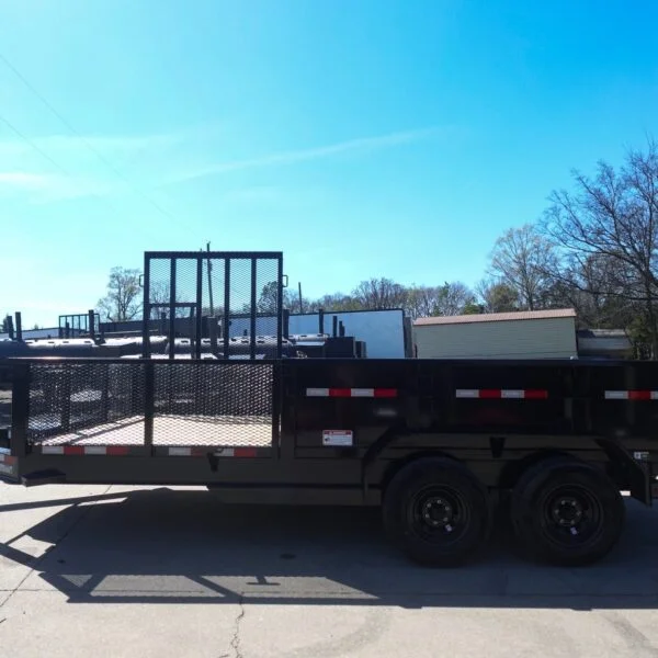 7×16 IBeam Hybrid Hydraulic Dump Trailer with 2ft Sides (2) 6K Axles - Image 6