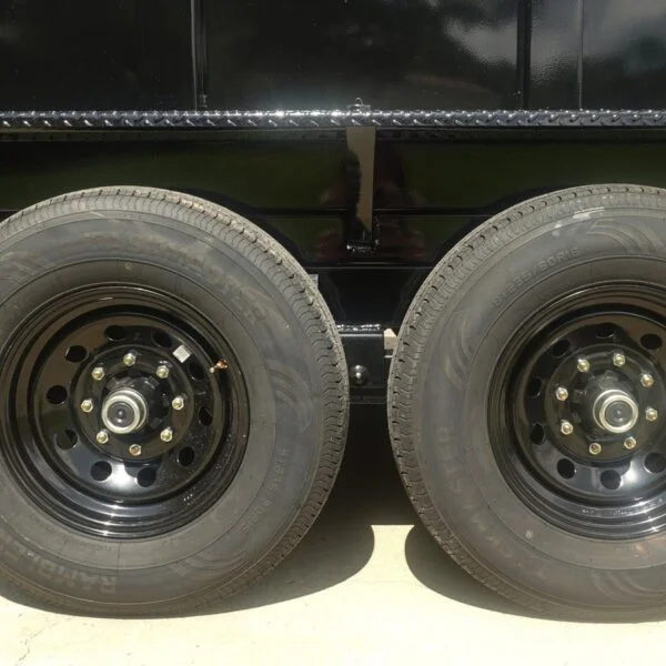 7×14 Hydraulic Dump Trailer 3ft Sides 2-7k Axles GVWR 14K - Image 4