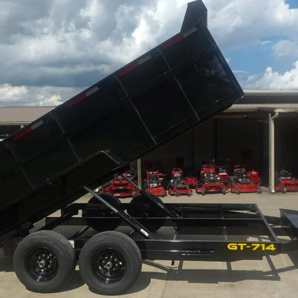 7×14 Hydraulic Dump Trailer 3ft Sides 2-7k Axles GVWR 14K - Image 7