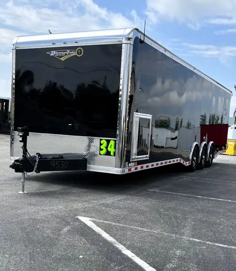 Enclosed Car Trailer 2025 34′ Haulmark Edge w/Wide Rear Opening & Premium Stereo System #9530 - Image 3