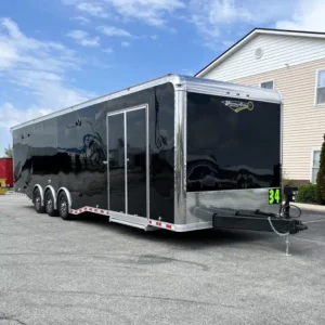 Enclosed Car Trailer 2025 34′ Haulmark Edge w/Wide Rear Opening & Premium Stereo System #9530
