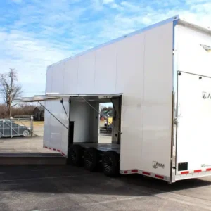 Enclosed ATC Car Trailer 2026 26ft. Aluminum Stacker ROM 800 w/Tiltable 14ft. Lift 5949