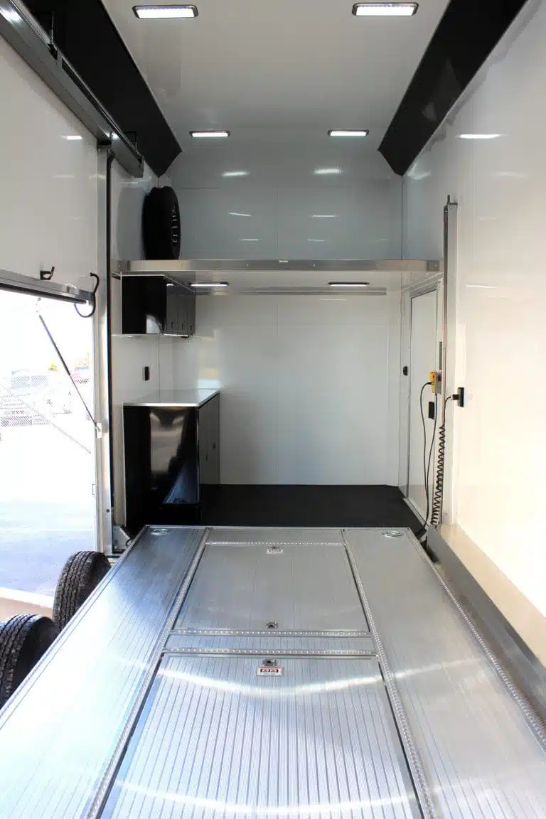 Enclosed ATC Car Trailer 2026 26ft. Aluminum Stacker ROM 800 w/Tiltable 14ft. Lift 5949 - Image 5