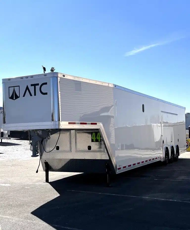 Enclosed ATC Gooseneck Car Trailer 2026 44ft. Aluminum ROM 500 w/Aluminum Wheels 5790 - Image 2