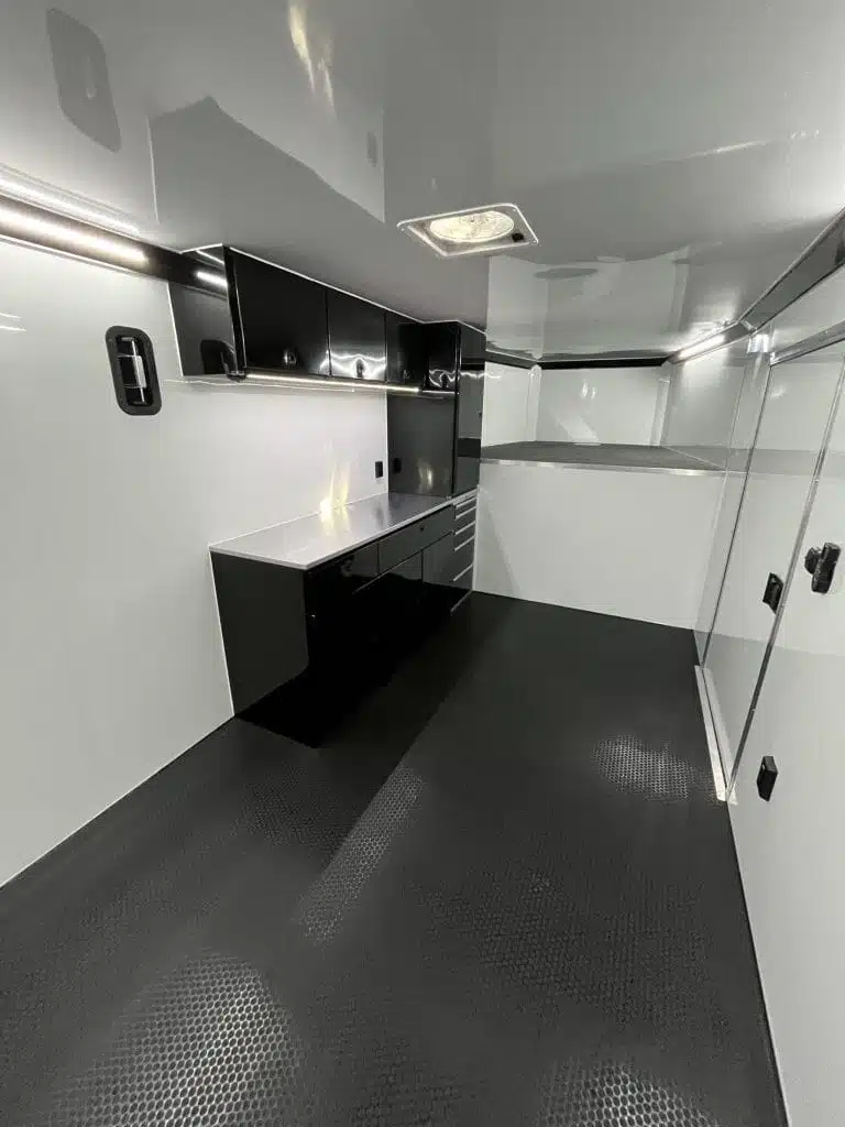 Enclosed ATC Gooseneck Car Trailer 2026 44ft. Aluminum ROM 500 w/Aluminum Wheels 5790 - Image 5