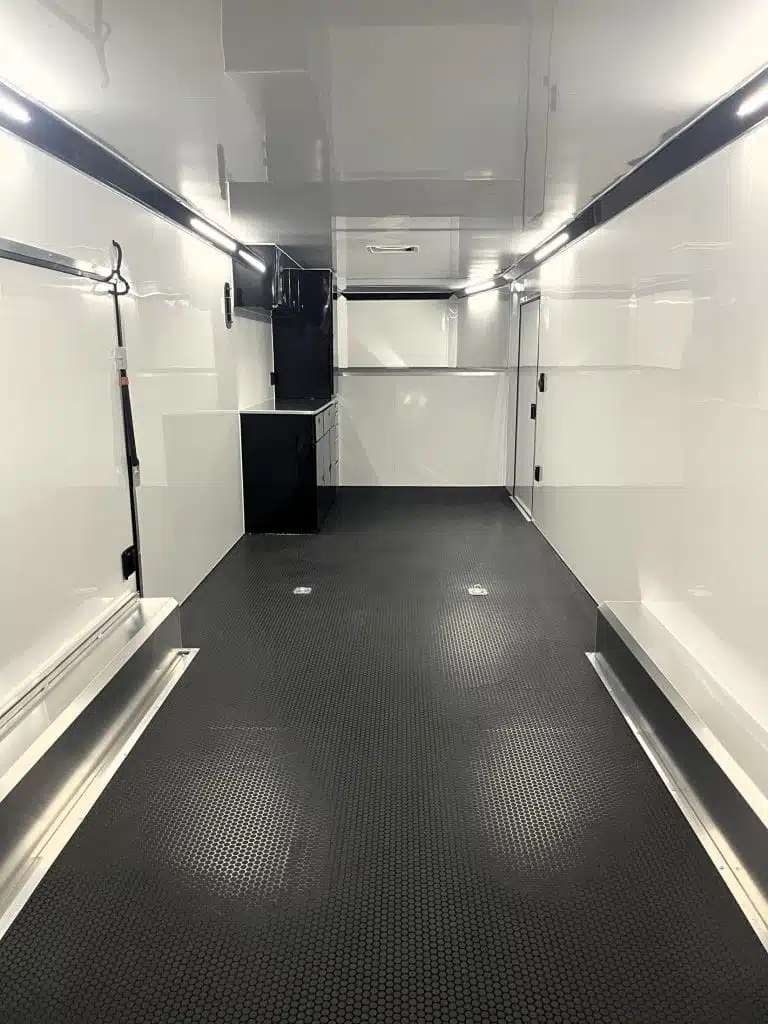 Enclosed ATC Gooseneck Car Trailer 2026 40ft. Aluminum ROM 500 w/Black Trim Package 5789 - Image 6