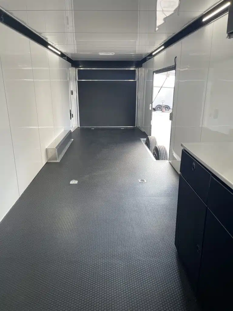 Enclosed ATC Gooseneck Car Trailer 2026 44ft. Aluminum ROM 500 w/Aluminum Wheels 5790 - Image 4