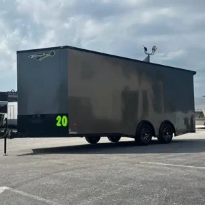 Enclosed Car Hauler 2025 20ft. Blaze w/Finished Interior, Black-Out Package, & More! 0105