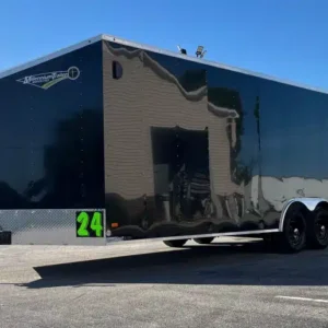 Enclosed Car Hauler 2026 24ft. Hero w/Heavy Duty Ramp Door & 7ft. Interior 0938