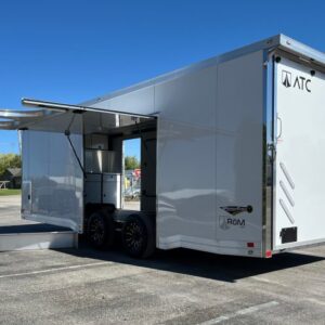 Enclosed ATC Car Trailer 2026 24ft. Aluminum ROM 550 w/Large Escape Door & LifeTrac 4994