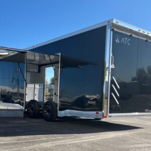Enclosed ATC Car Trailer 2026 24ft. Aluminum ROM 550 w/Large Escape Door & LifeTrac 6203