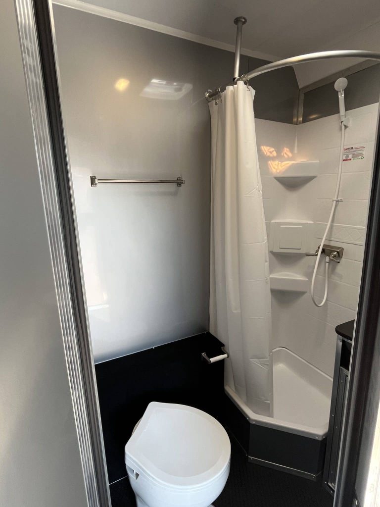 Enclosed Car Trailer 2025 34ft. w/Large Corner Bathroom, Electric Awning, Aluminum Wheels, & More! 0178 - Image 5