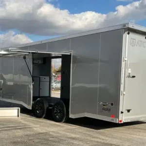 Enclosed ATC Car Trailer 2026 24ft. Aluminum ROM 400 w/Large Escape Door & Aluminum Wheels 5752