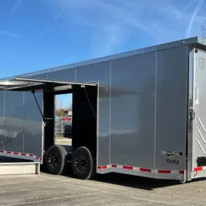 Enclosed ATC Car Trailer 2026 28ft. Aluminum ROM 550 w/LifeTrac & Large Escape Door 5950