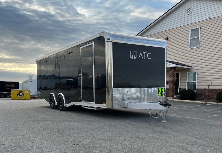 Enclosed ATC Car Trailer 2026 24ft. Aluminum ROM 400 w/Large Escape Door & Aluminum Wheels 5948 - Image 3