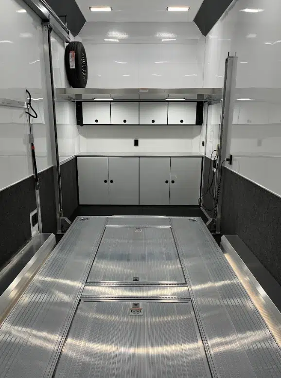 Enclosed ATC Car Trailer 2026 22ft. Aluminum Stacker ROM 900 w/14ft. Tiltable Lift 5264 - Image 4