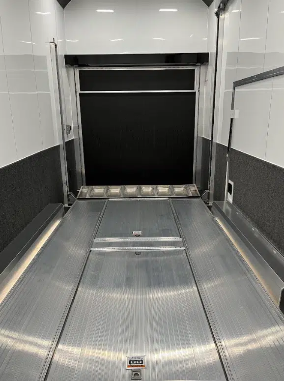 Enclosed ATC Car Trailer 2026 22ft. Aluminum Stacker ROM 900 w/14ft. Tiltable Lift 5264 - Image 5