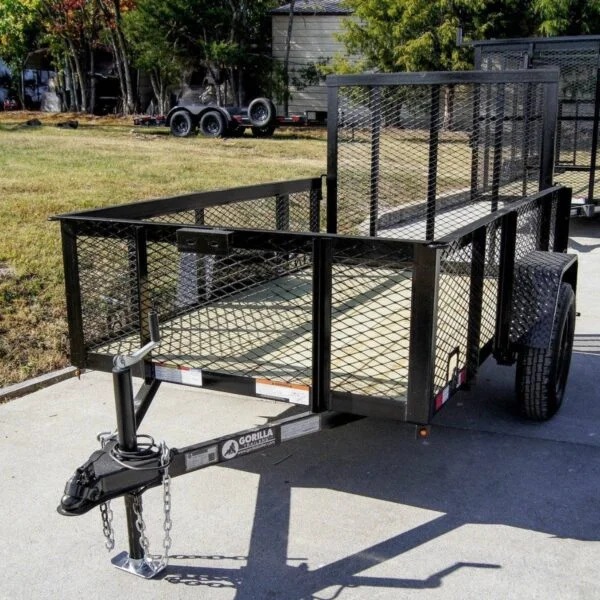 5×8 Straight Deck Utility Trailer with 2ft Mesh Side 3500lb Axle - Image 6