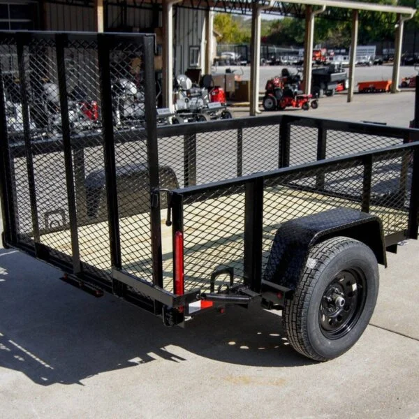 5×8 Straight Deck Utility Trailer with 2ft Mesh Side 3500lb Axle - Image 5