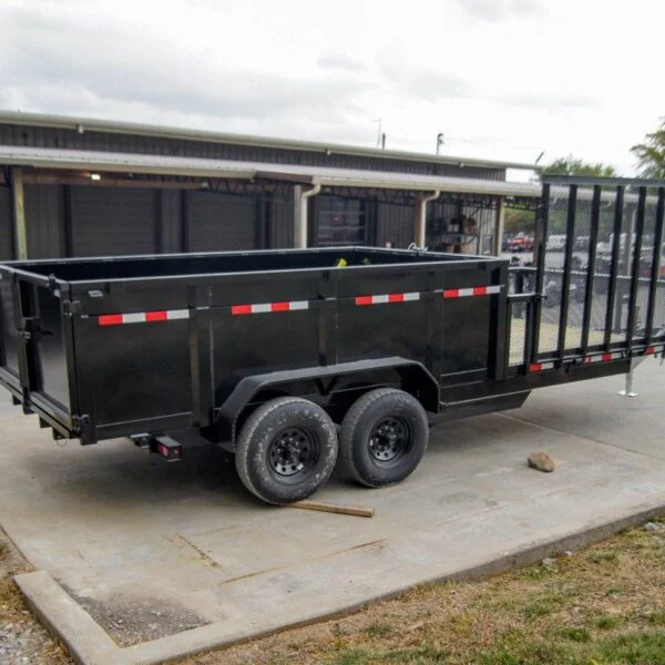 7×20 Hybrid Dump Utility Trailer with 3ft Sides Equipment (2) 7K Axles - Image 5
