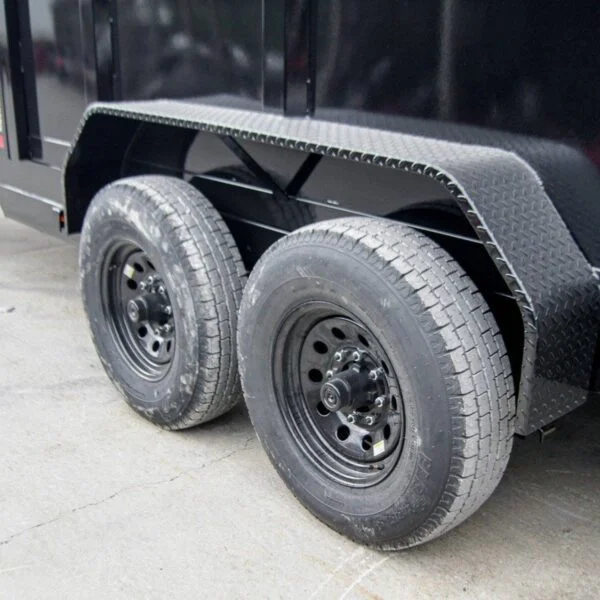 7×20 Hybrid Dump Utility Trailer with 3ft Sides Equipment (2) 7K Axles - Image 2