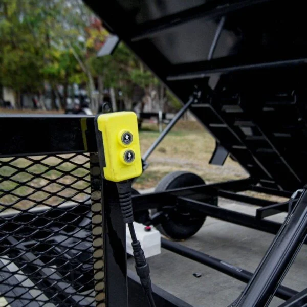 7×20 Hybrid Dump Utility Trailer with 3ft Sides Equipment (2) 7K Axles - Image 3