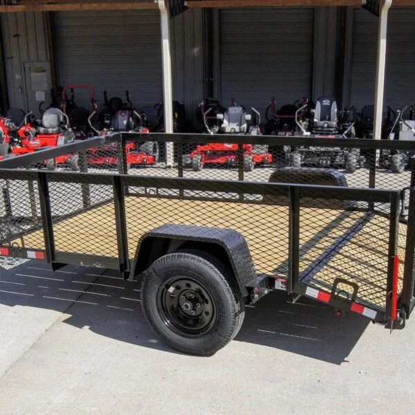 6.4×10 Dovetail Utility Trailer with 2ft Mesh Sides 3,500lb Axle - Image 5
