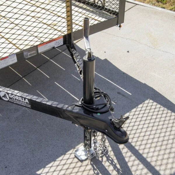 6.4×10 Dovetail Utility Trailer with 2ft Mesh Sides 3,500lb Axle - Image 3