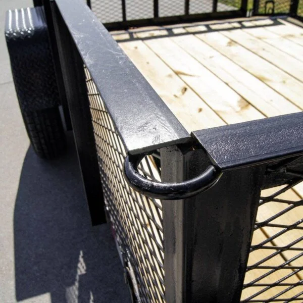 6.4×10 Dovetail Utility Trailer with 2ft Mesh Sides 3,500lb Axle - Image 2