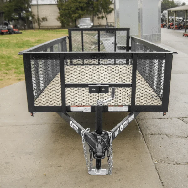 5×12 Dovetail Utility Trailer with 2ft Mesh Sides 3,500lb Axle - Image 6