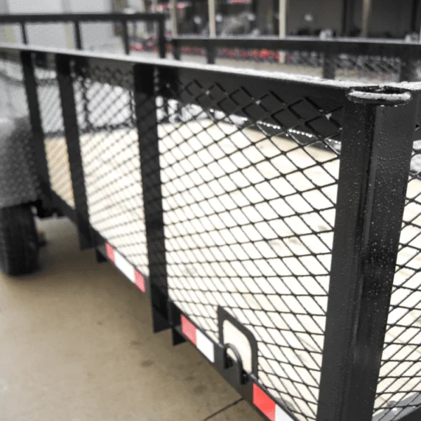5×12 Dovetail Utility Trailer with 2ft Mesh Sides 3,500lb Axle - Image 5
