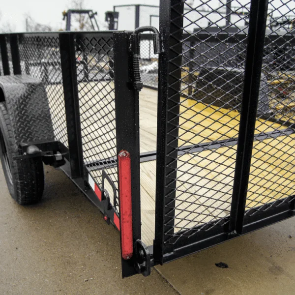 5×12 Dovetail Utility Trailer with 2ft Mesh Sides 3,500lb Axle - Image 6