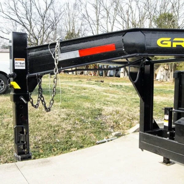 7×16 Gooseneck Telescopic Dump Trailer with 2ft Sides (2) 7K Axles - Image 4